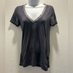 Lululemon Run Energy Short Sleeve V Neck Tee sz:4
